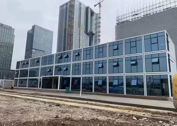 Bilik pejabat kontena modular